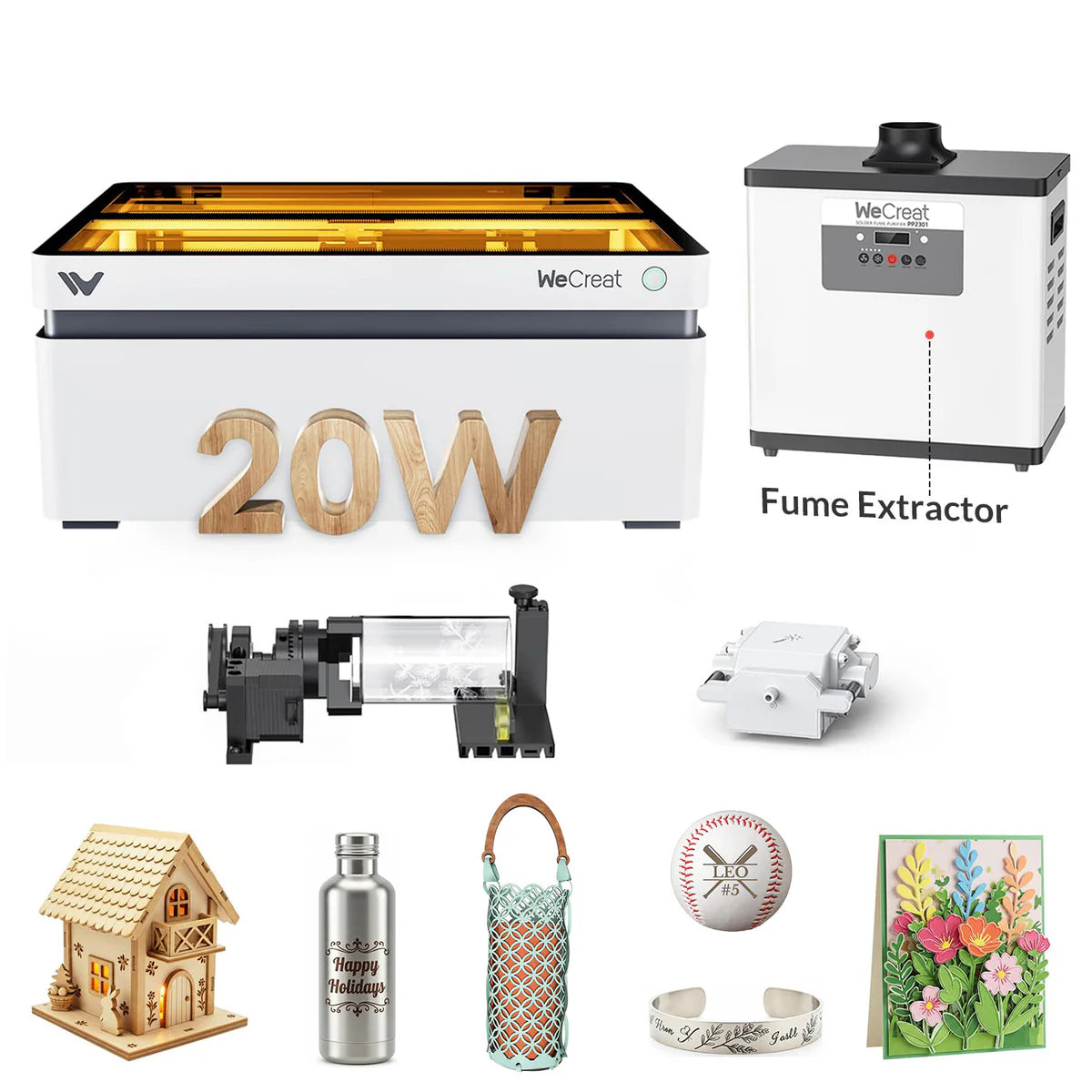 WeCreat Vision - World's 1st Auto-lifting Desktop Laser