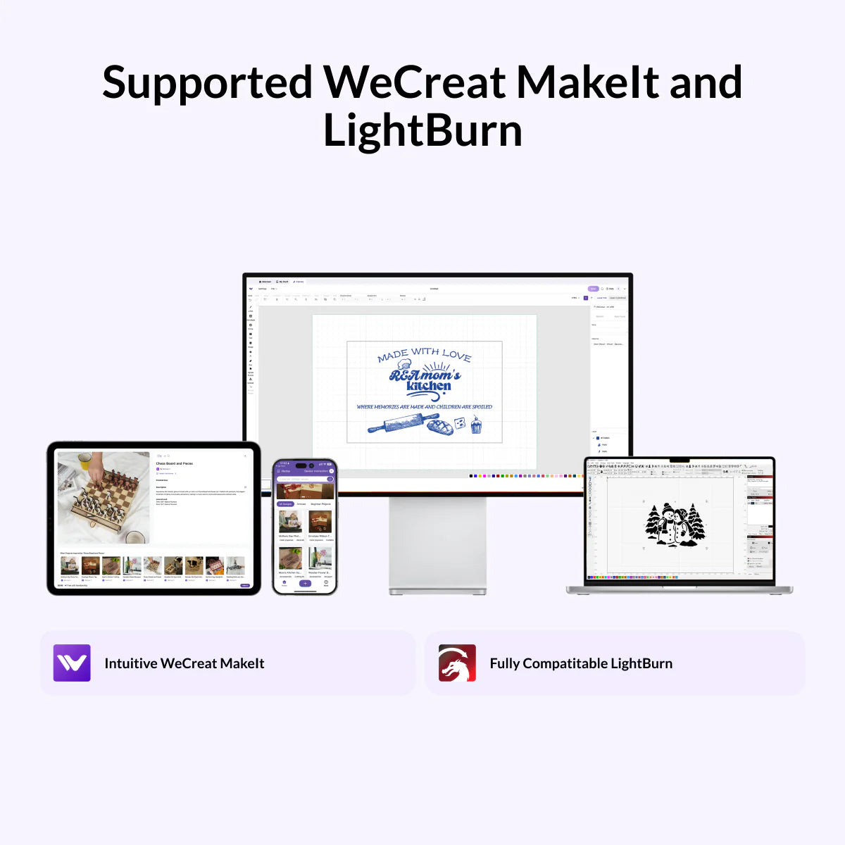 WeCreat Vision - World's 1st Auto-lifting Desktop Laser