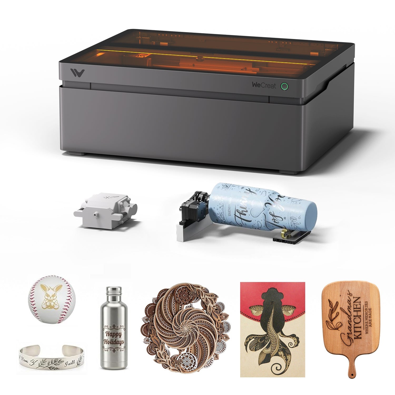 wecreat vision pro laser engraver and cutter
