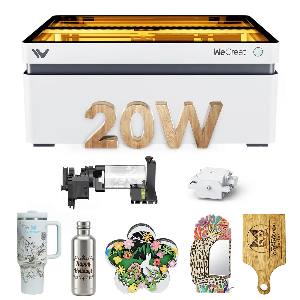 WeCreat Vision - World's 1st Auto-lifting Desktop Laser